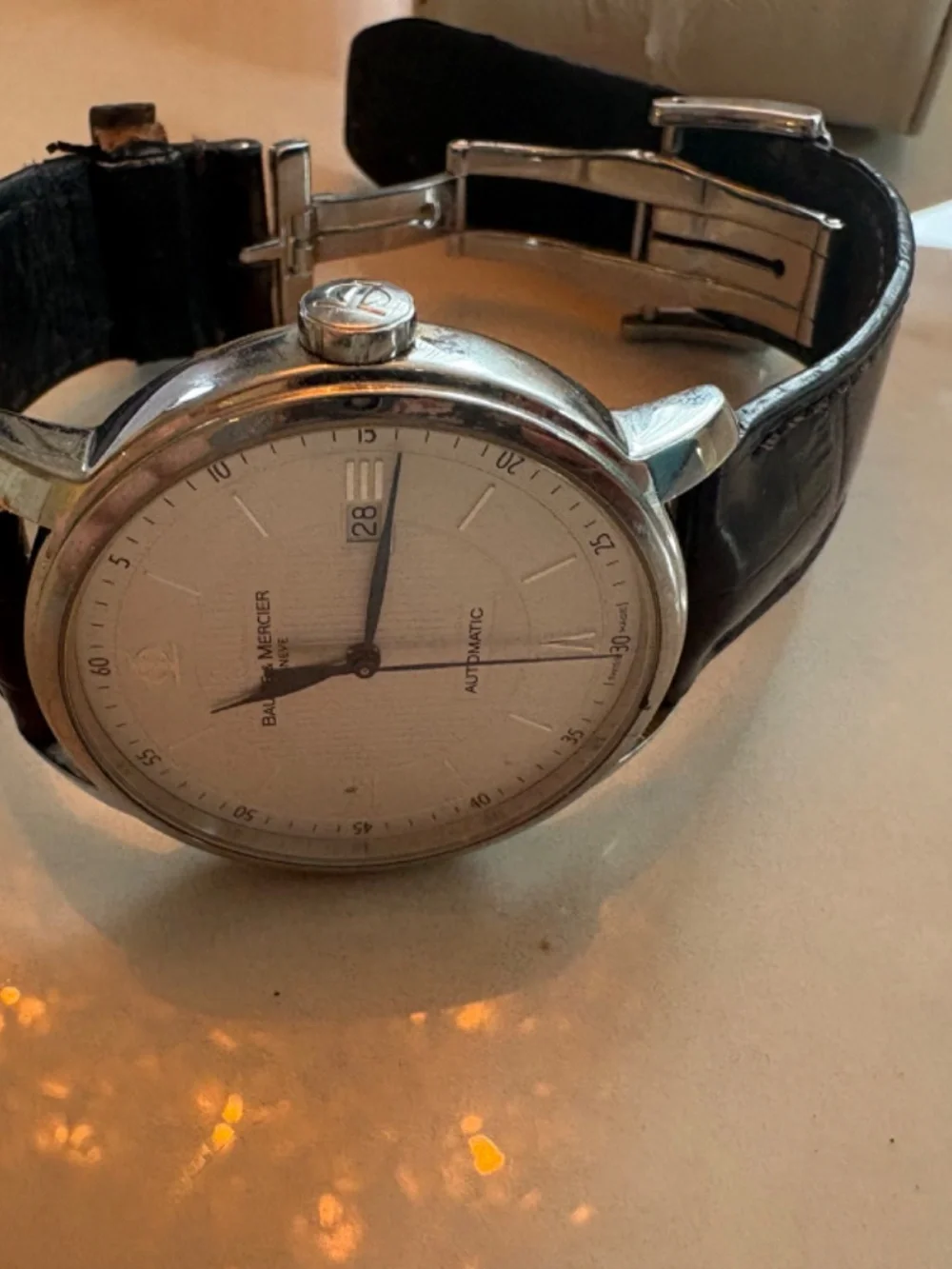 Baume & Mercier Classima Automatic Swiss Watch – Birks – Box & Receipt